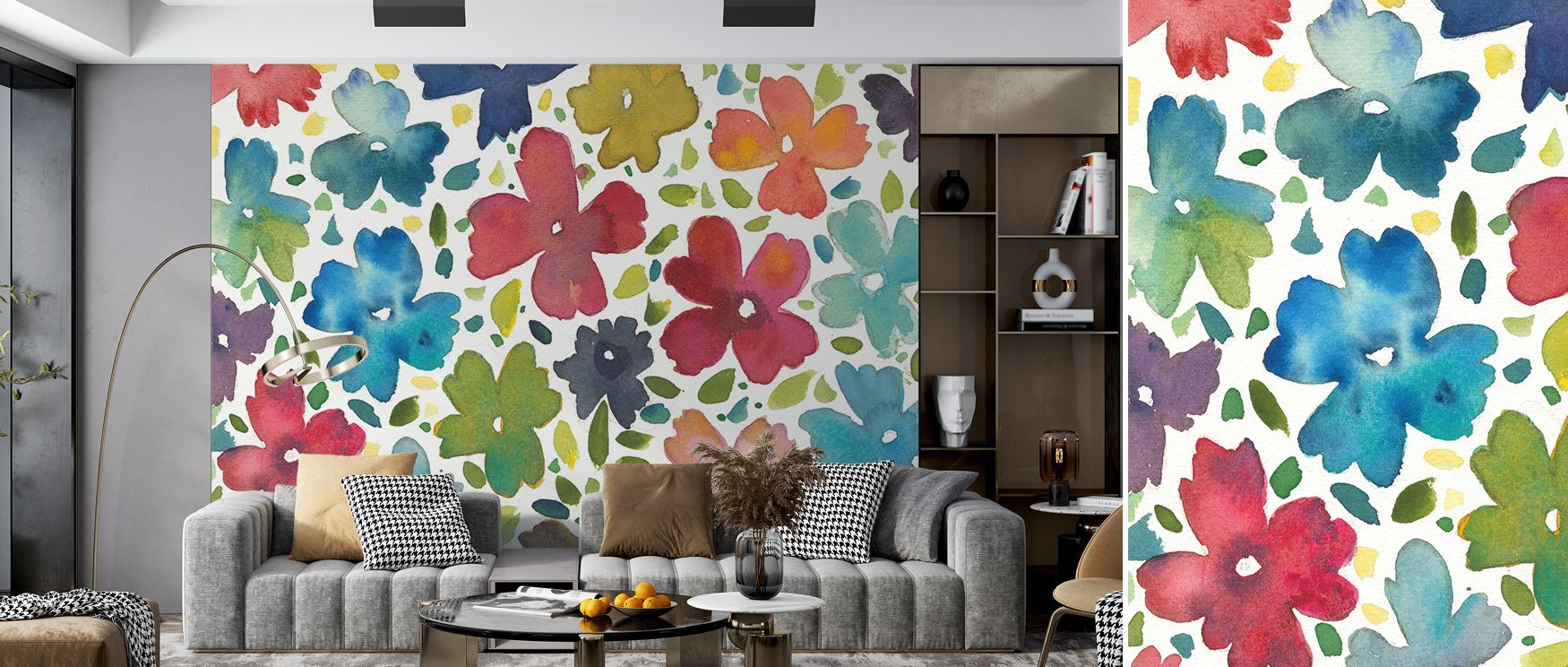 Radiant blossoms shimmer in the Spring Joy IV Vibrant Floral Wall Art, imagery painted in luminous calm, bedrooms enriched with vibrance, interiors glowing with artistry, walls filled with playful harmony and charm. 