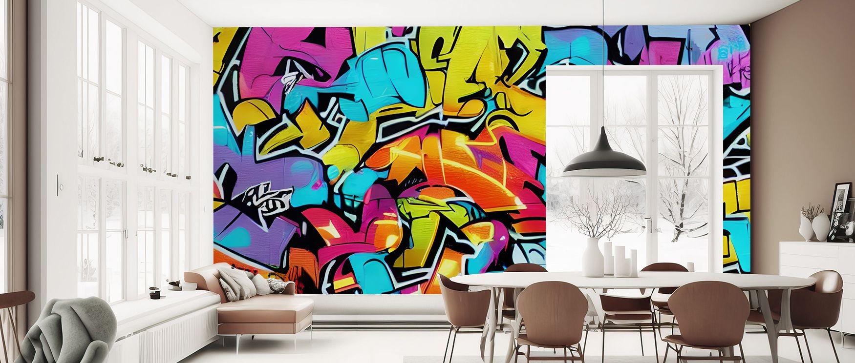 In Superstars Right Here Vibrant Star Wall Art, vivid hues converge in harmonious motion, bringing playful patterns of stars to life. The artwork’s dynamic rhythm and celebratory essence inspire a cheerful spirit within interiors. It enhances bedrooms, li