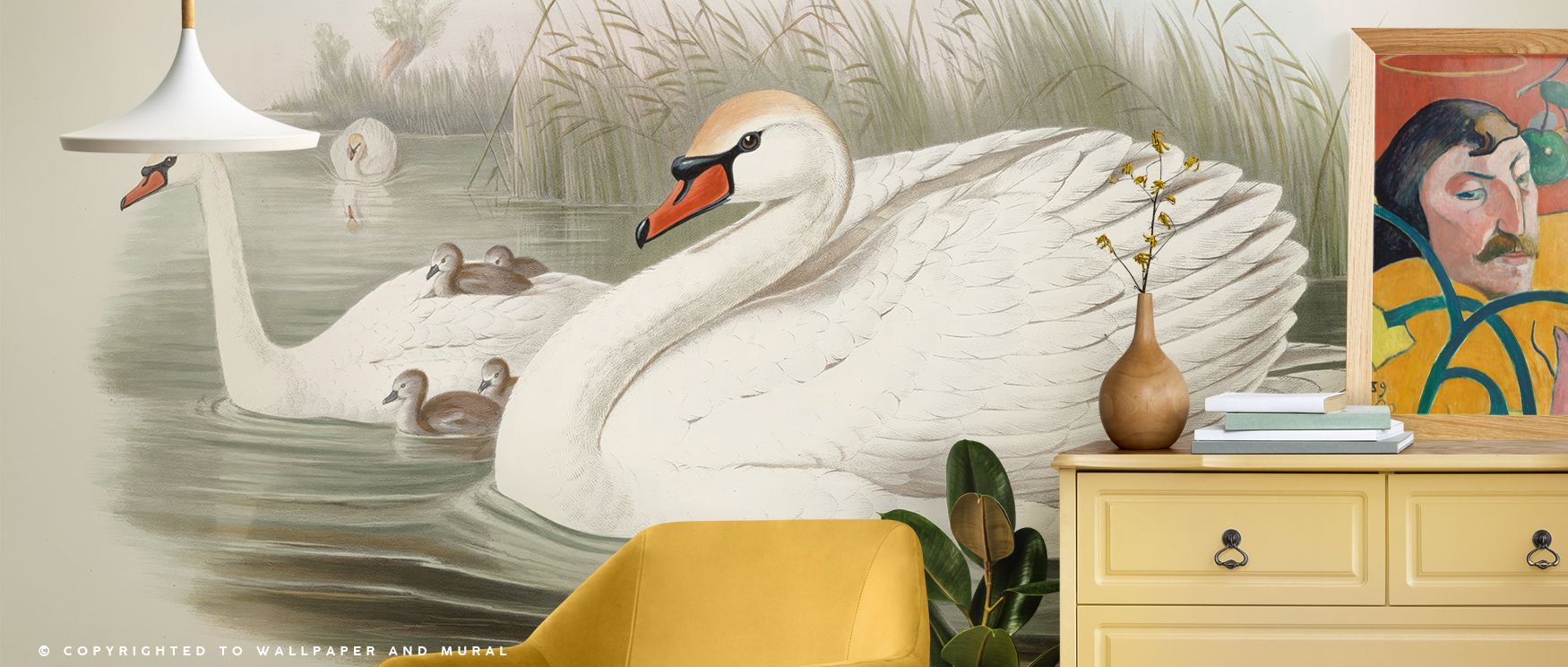 Swan Lake Elegant Wall Art reflects timeless calm through its delicate portrayal of swans gliding in reflective harmony. Subtle tones create gentle balance, offering interiors a serene and refined mood. This artwork enhances bedrooms, living rooms, or off