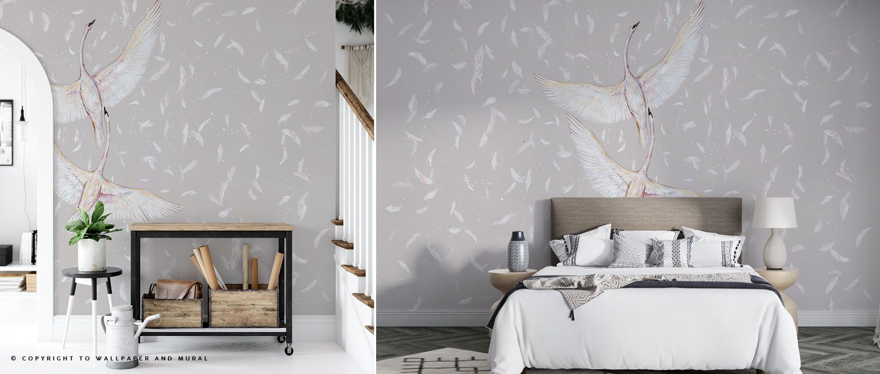 The Swans Graceful Wall Art portrays reflective beauty through elegant swans whose movements evoke timeless elegance. Its soft palette captures calm expanses, creating balance and refinement across interiors. This composition brings serene presence into b