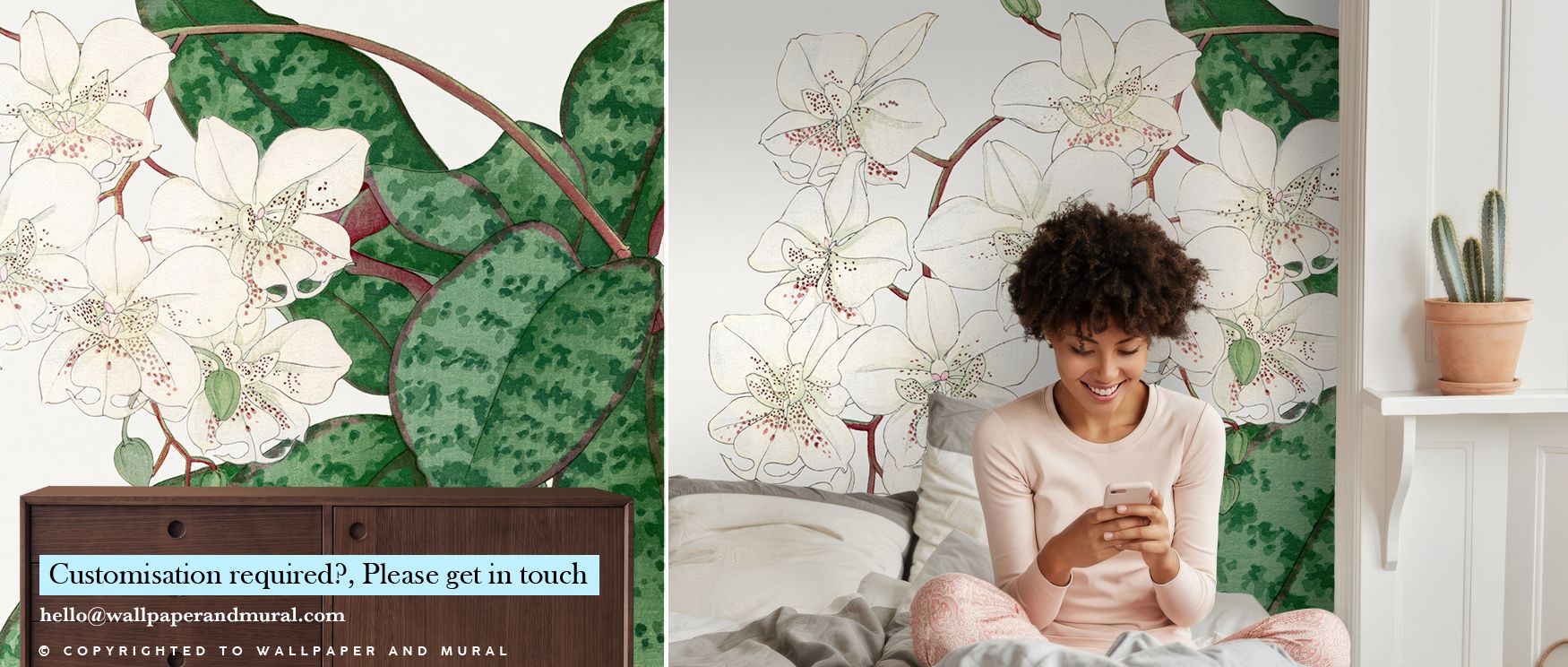 The Tanigami Moth Orchid Elegant Floral Wall Art portrays natural delicacy, where floral patterns express refined calm. Its muted palette captures intricate details of orchid blossoms, creating timeless beauty and sophistication. This floral vision enhanc