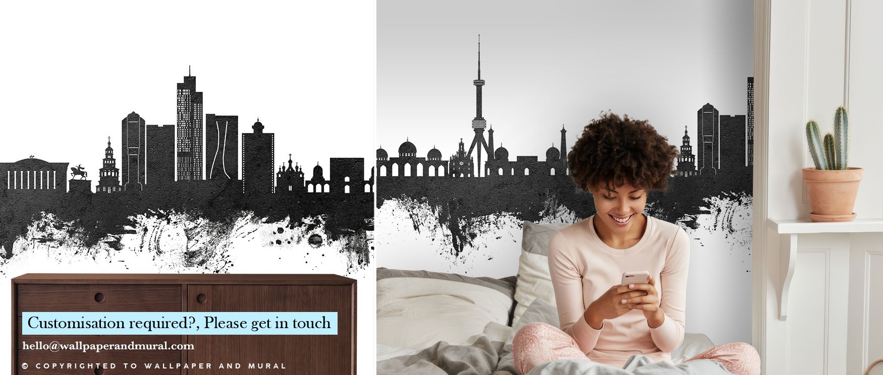 The Tashkent Uzbekistan Skyline in Black & White Wallpaper conveys timeless sophistication through architectural lines depicted in muted tones. Its monochrome vision balances history with modern refinement, offering cultural depth and elegance. Perfect fo