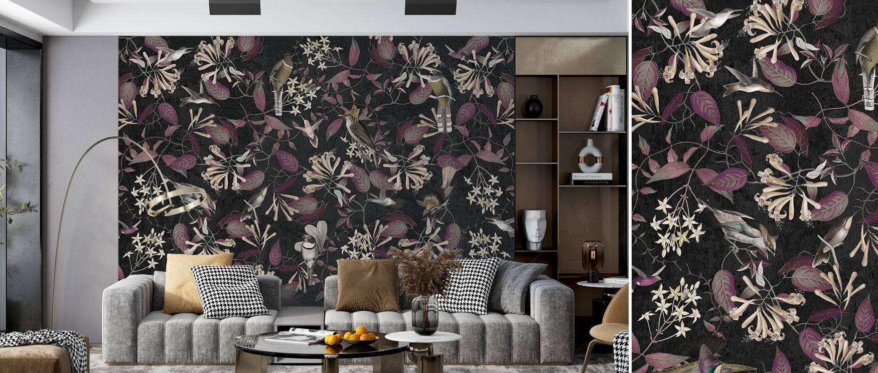 The Tescoma Birds of Beauty Elegant Wall Art portrays a timeless dance of birds in refined detailing, bringing serenity and sophistication into interiors like bedrooms, offices, or living rooms, balancing artistic elegance with the calm of natural imagery