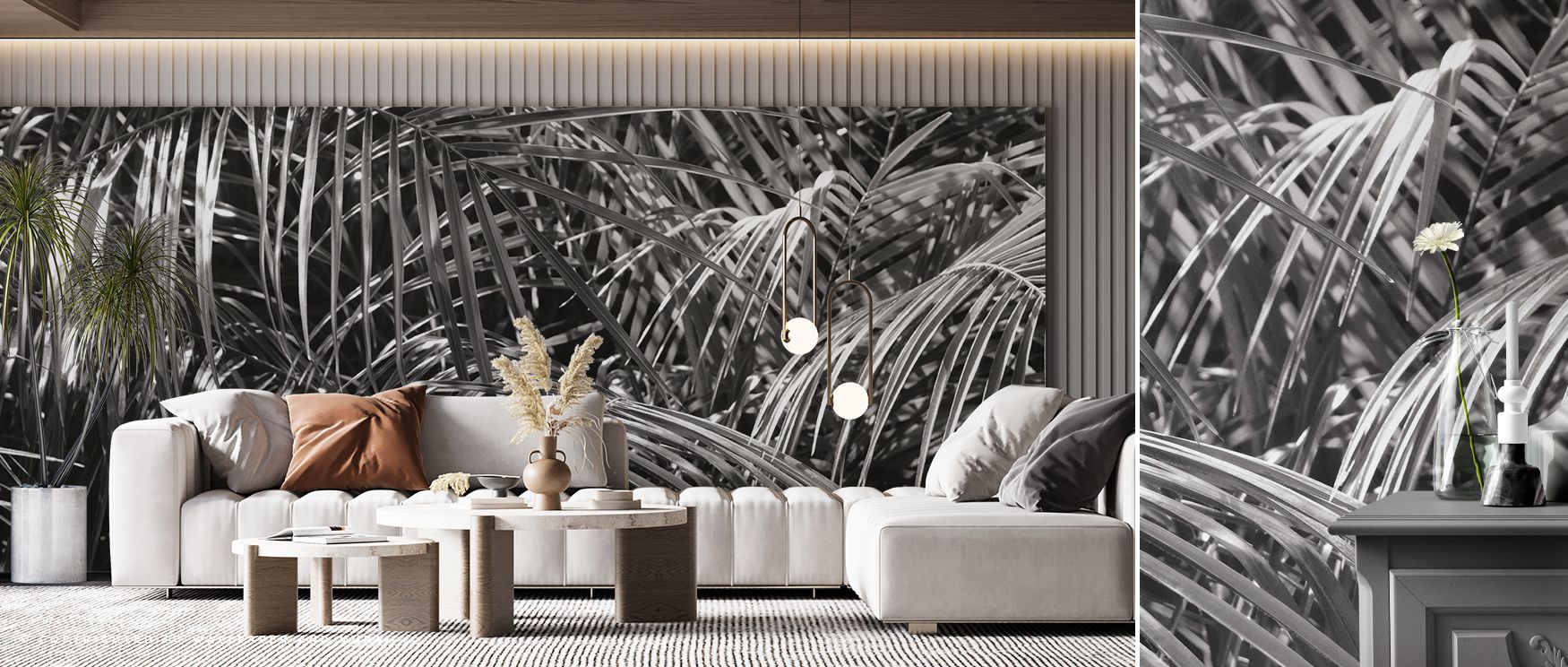 Tropical Fronds Elegant Wall Art embodies refined beauty where natural patterns emerge in quiet harmony. Its muted tones convey serenity and grace, evoking timeless charm. This artwork enhances bedrooms, living rooms, or offices, adding decorative balance