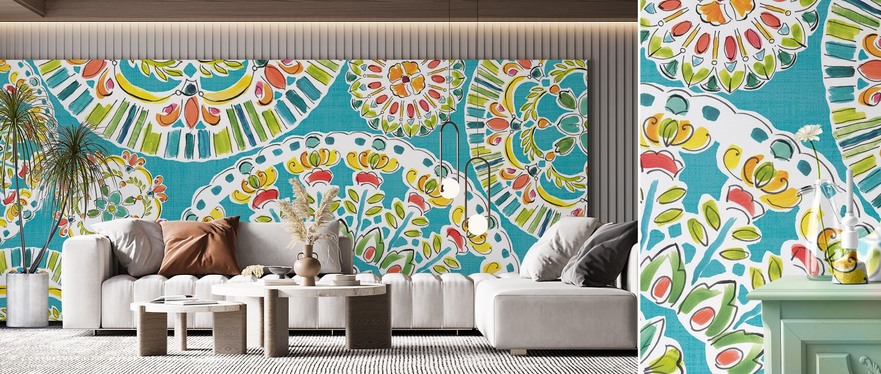 Tropical Oasis Lush Wall Art captures exotic character through radiant tones and expressive layers that evoke tropical richness. Its palette conveys decorative warmth and vitality, creating atmosphere of playful energy. This design enhances bedrooms, livi