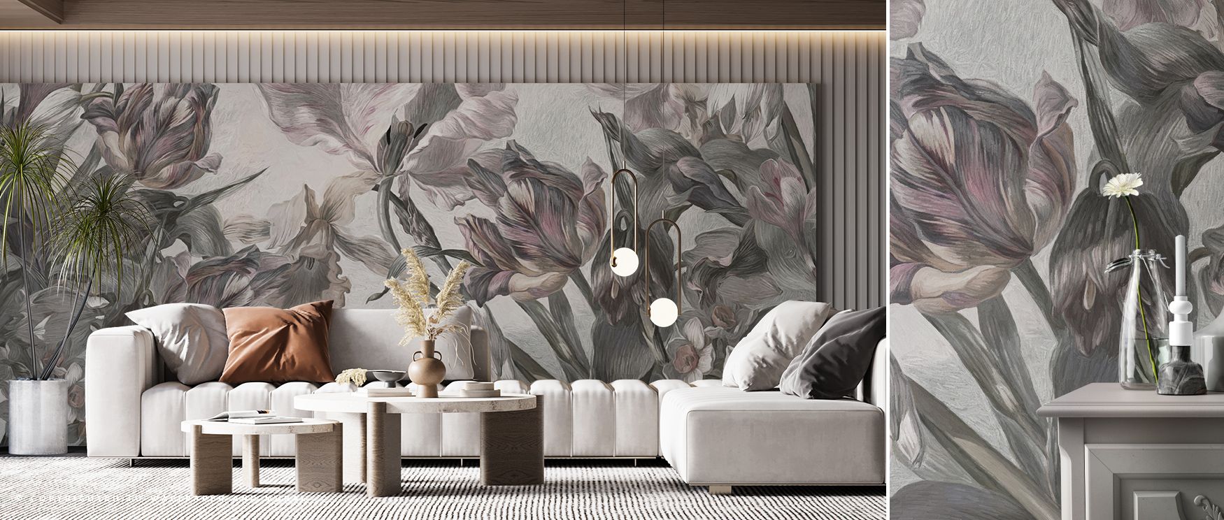 Immersed in fields of pink blossoms, the Tulips Feast Pink Vibrant Floral Wall Art conveys an uplifting balance of joy and elegance. Its petals, radiant yet tender, express the timeless beauty of tulips in full bloom. Rich color gradients suggest light pl