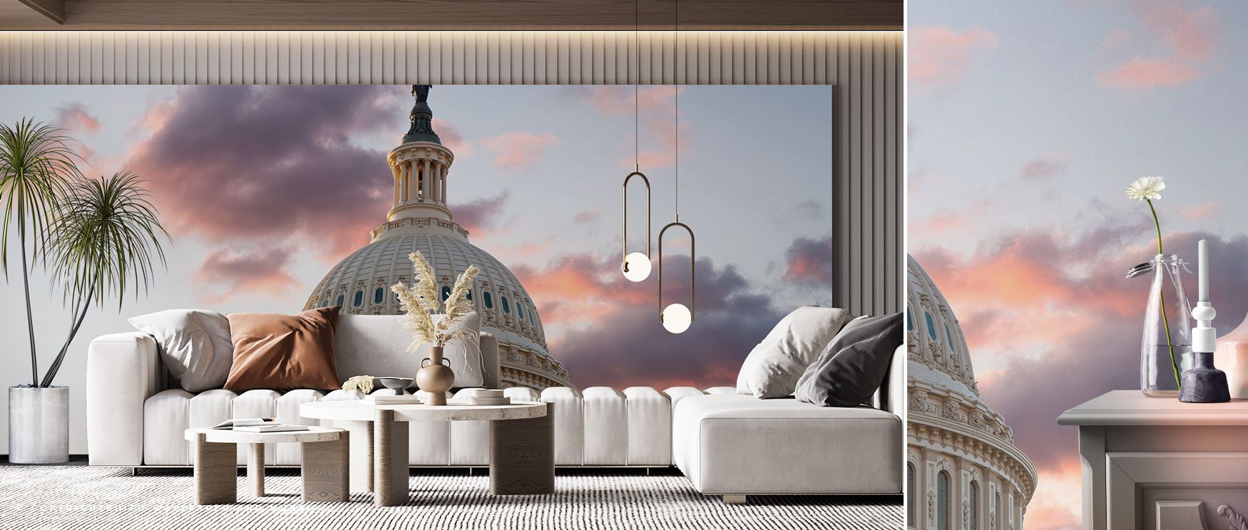 The grandeur of American heritage unfolds within the US Capitol Historic Landmark Wall Art, where the building’s dome glows with subtle detail. Its balanced composition embodies tradition, offering calm sophistication. The piece adds depth and rhythm to w