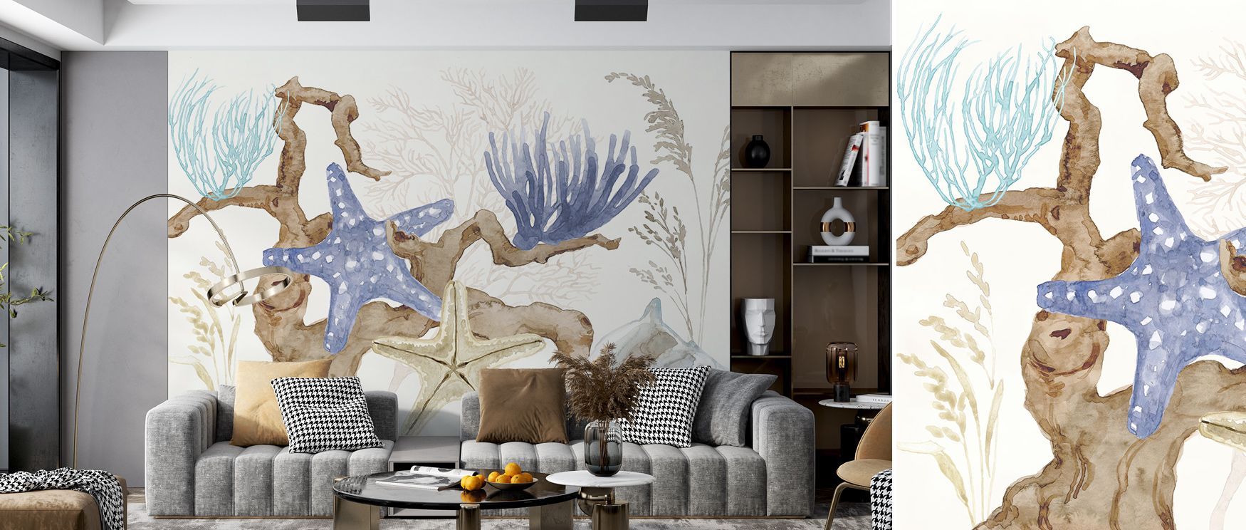 The Under Water Serene Ocean Wall Art blends soft aquamarine hues, flowing water patterns, and subtle gradients to enhance living rooms, bedrooms, or offices with tranquil sophistication. The composition’s depth and realism provide a peaceful yet visually
