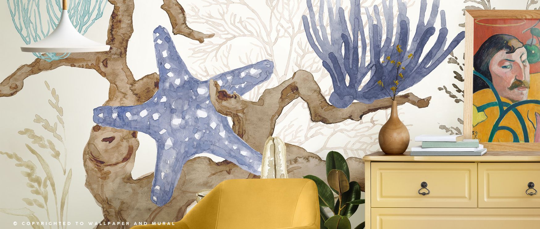 The Under Water Serene Ocean Wall Art conveys a serene and immersive underwater atmosphere, with soft waves, delicate light effects, and natural textures, enhancing living rooms, bedrooms, or offices. The flowing composition invites relaxation and offers 