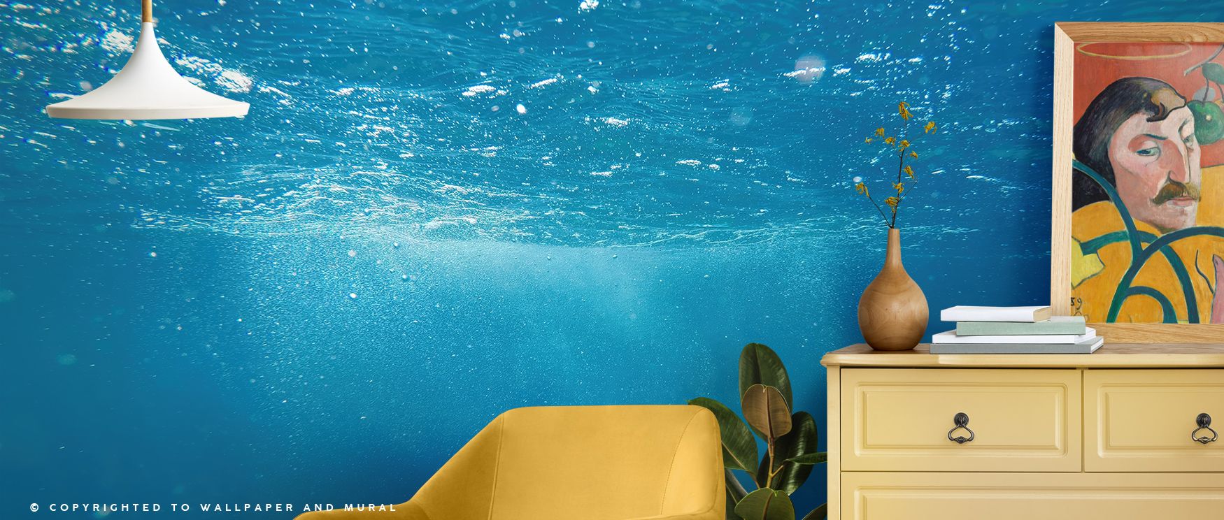 The soft colors and subtle patterns in Underwater Serene Ocean Wall Art create an immersive underwater experience that transforms living rooms, bedrooms, or offices into serene retreats. Light and shadow interplay provides depth and realism, while flowing