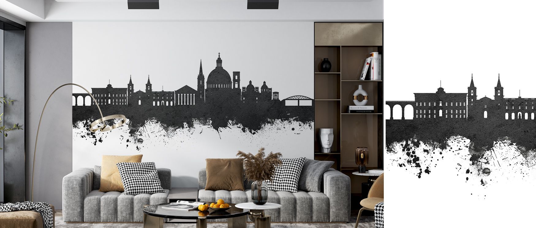 Poised refinement emerges from the Valletta Malta Skyline in Black & White Wallpaper, where city silhouettes merge into balanced tones. Its design creates atmosphere alive with heritage, turning walls into timeless galleries. Interiors such as bedrooms, o