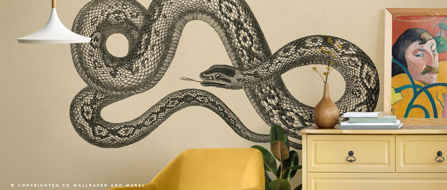 In the Vintage Boa Constrictor Exotic Wall Art, the snake’s sinuous body is depicted with meticulous attention to detail, from the subtle shading to the textural depth of the scales. This exotic artwork enhances living rooms, bedrooms, or offices by creat