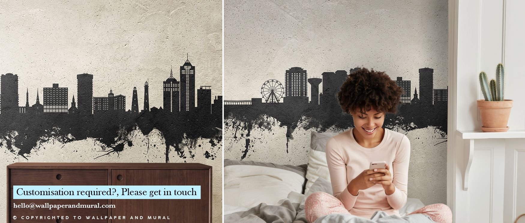 In Virginia Beach Skyline in Concrete Wallpaper, the juxtaposition of geometric forms and concrete tones conveys minimalist sophistication for living rooms, bedrooms, or offices. The subtle textures and tonal variation create a three-dimensional effect, g