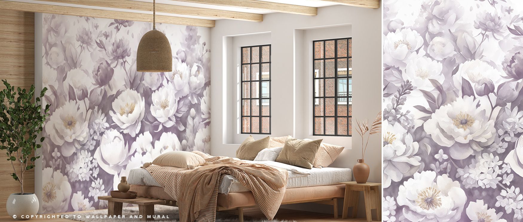The Watercolor Peonies Winter Floral Wall Art presents delicate peonies in soft, muted watercolor tones that enhance living rooms, bedrooms, or offices with serene and graceful floral elegance. The flowing petals, subtle shading, and gentle gradients crea