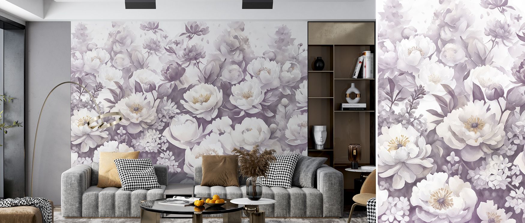 The Watercolor Peonies Winter Floral Wall Art presents blooms with lifelike flow and gentle shading that transforms living rooms, bedrooms, or offices into calming, elegant spaces. The subtle color transitions and intricate petal work combine to deliver a