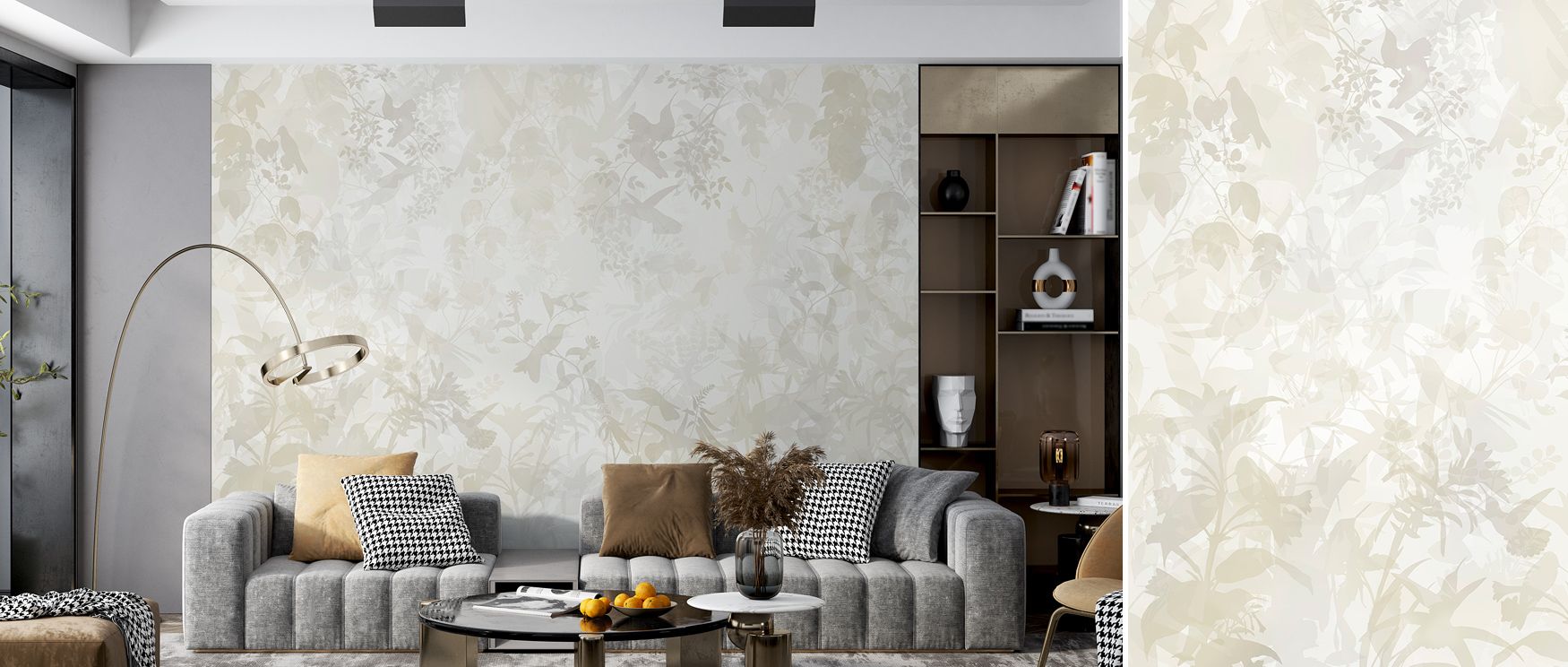 The Watermark Birds in Coral Elegant Wall Art captures the gentle flight and poised forms of birds with intricate feather detail and soft tonal transitions, enhancing living rooms, bedrooms, or offices with serene sophistication. The artwork blends natura