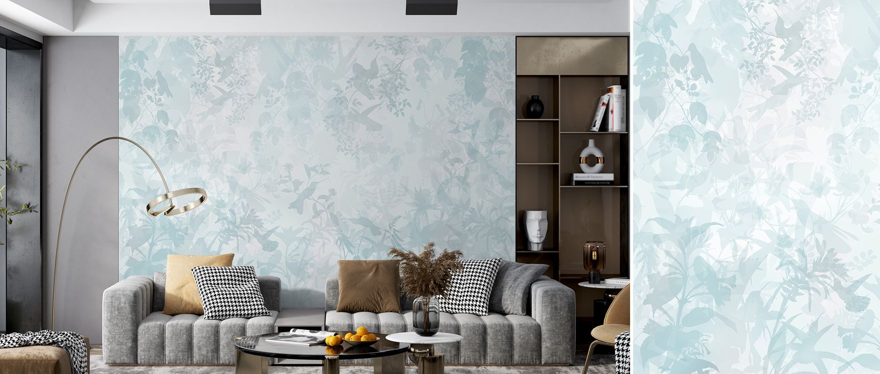Radiant grace shines in the Watermark Birds in Green Elegant Wall Art, where bird patterns suggest rhythm. Its tones enrich interiors with atmosphere of calm refinement. Bedrooms, offices, or living spaces glow with sophistication, filled with timeless re