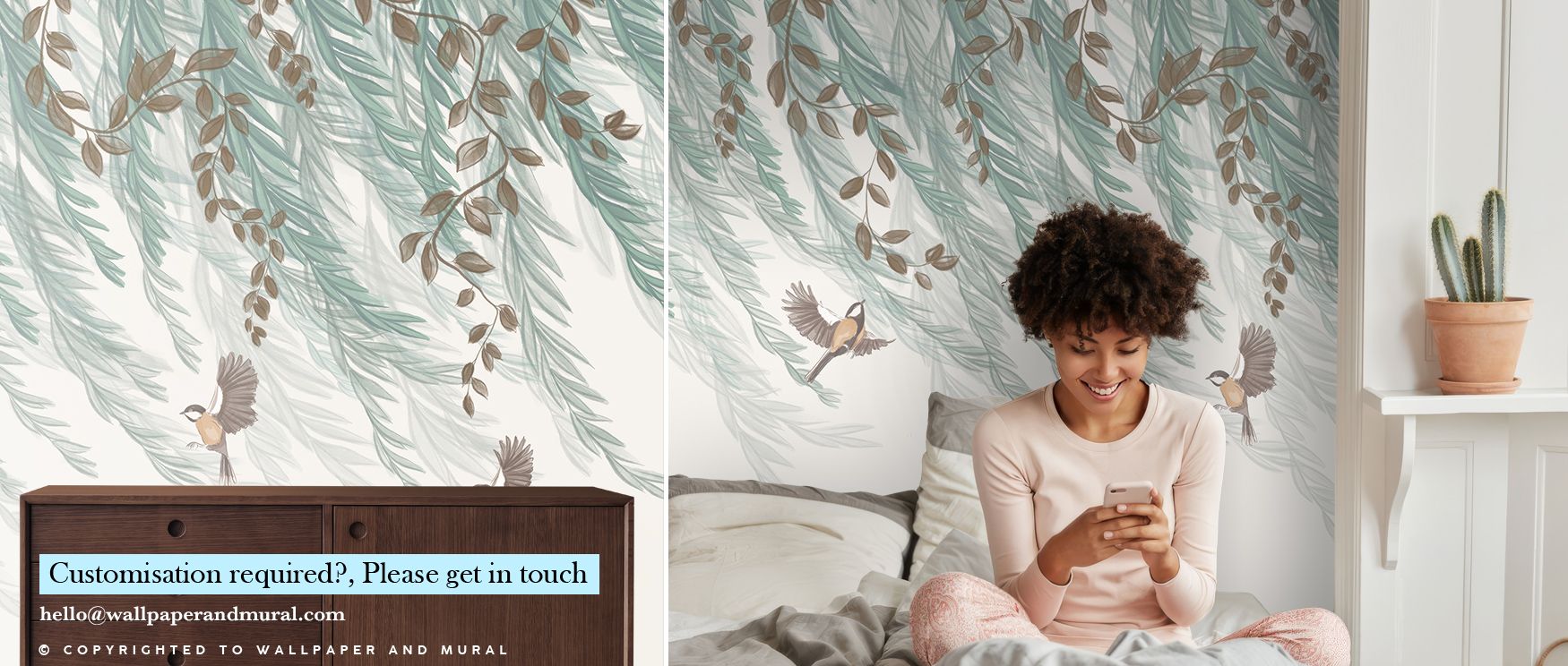 Poised beauty shines in the Willow & Birds, White Elegant Floral Wall Art, where avian forms reflect harmony. Its tones create atmosphere alive with tranquility. Bedrooms, offices, or living areas glow with refinement, filled with timeless artistry and cu