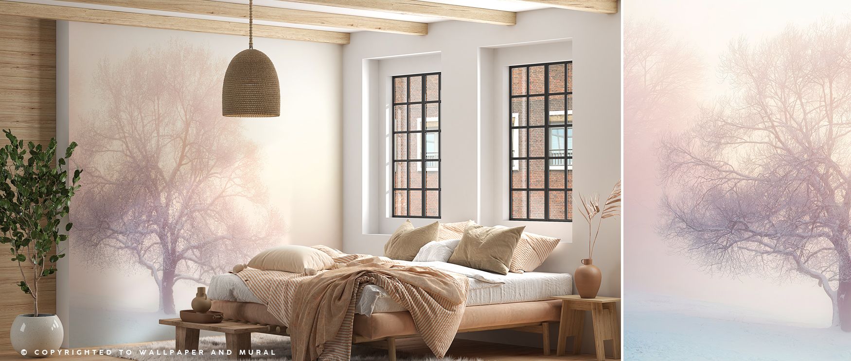 Winter Frost Tree Elegant Wall Art conveys serenity, where frosted branches glow softly in muted tones. Its design enriches interiors with atmosphere of calm. Bedrooms, living rooms, or offices glow with refinement, filled with timeless artistry and seaso