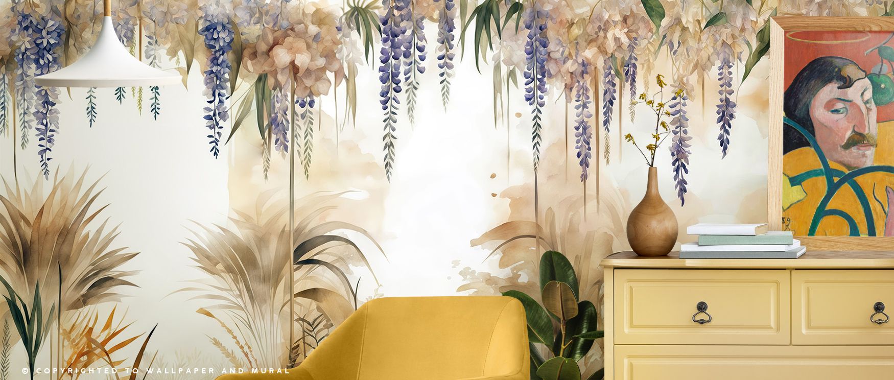 The Wisteria Garden Vivid Floral Wall Art conveys refinement, where cascading forms highlight rhythm. Its tones enrich interiors with atmosphere of calm. Bedrooms, offices, or living rooms glow with sophistication, filled with timeless artistry and floral