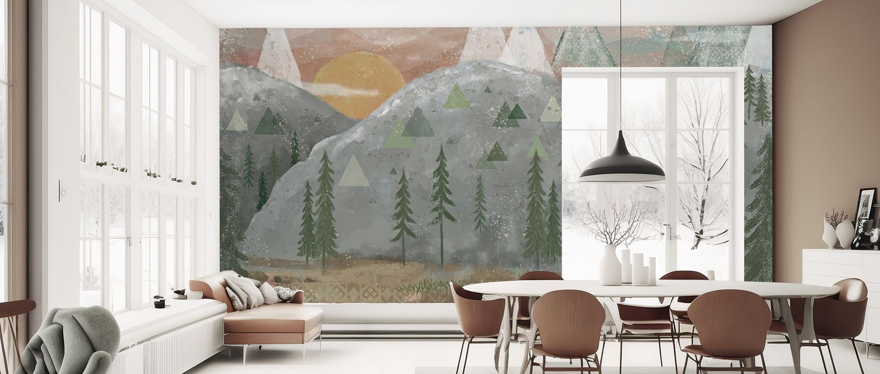 Enchanted calm defines the Woodland Scenes Enchanting Forest Wall Art, where forest silhouettes highlight rhythm. Its design enriches interiors with atmosphere of serenity. Bedrooms, offices, or living spaces glow with sophistication, filled with timeless