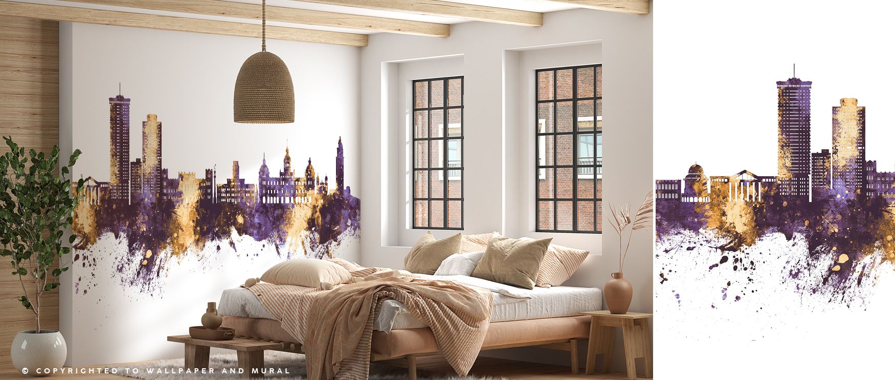 Orchids on Water Wall Mural conveys elegance, as blossoms float gracefully across reflective water. Its tones enrich interiors with calm. Bedrooms, offices, or living rooms glow with resonance, filled with timeless artistry and floral charm. 