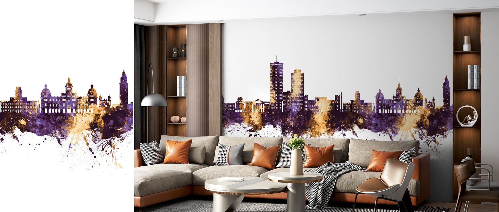 The Orchids on Water Wall Mural reflects refinement, as blossoms and water inspire calm. Its design enriches interiors with elegance. Bedrooms, offices, or living spaces glow with resonance, filled with timeless artistry and charm. 