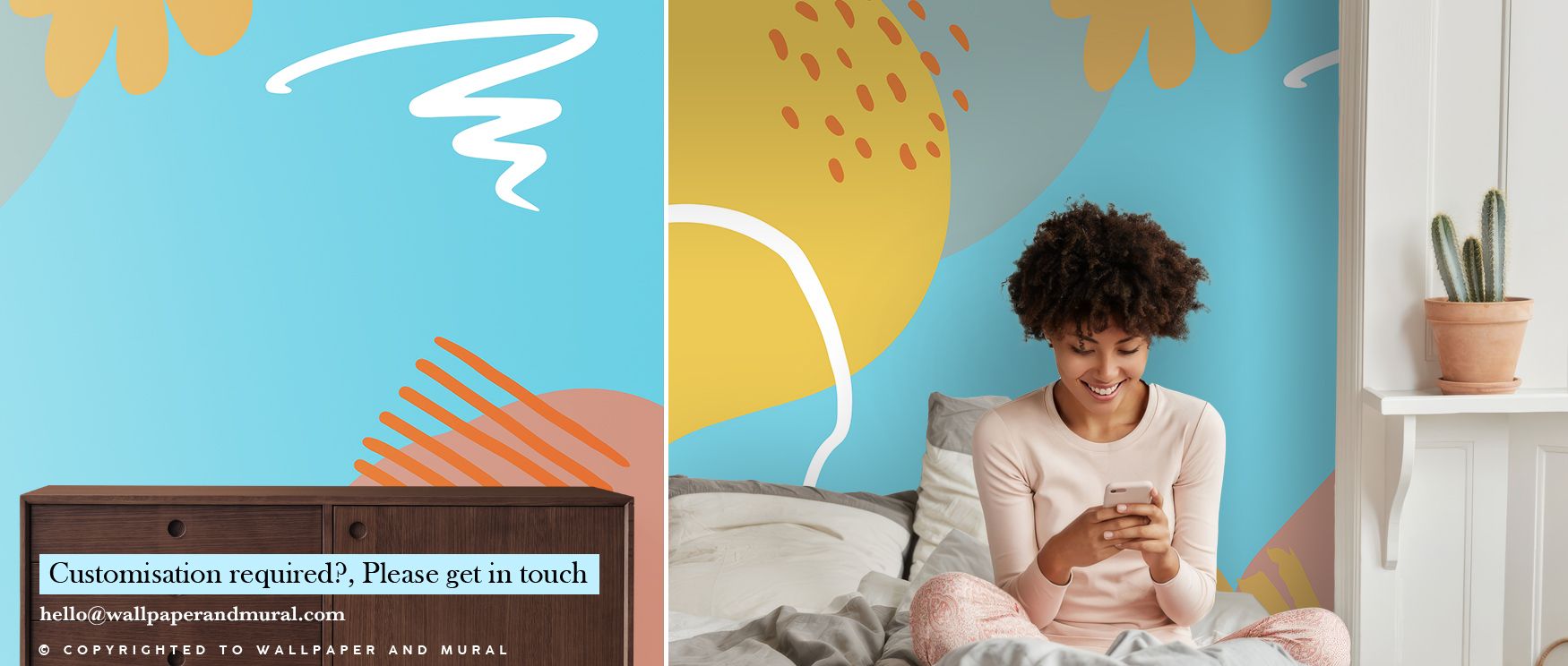 Bold colors define the Beach Tennis Wallpaper, reflecting playful sophistication through its seaside-inspired imagery. It enhances living rooms, bedrooms, or offices with artistry, refinement, and energy, giving interiors an uplifting and radiant characte