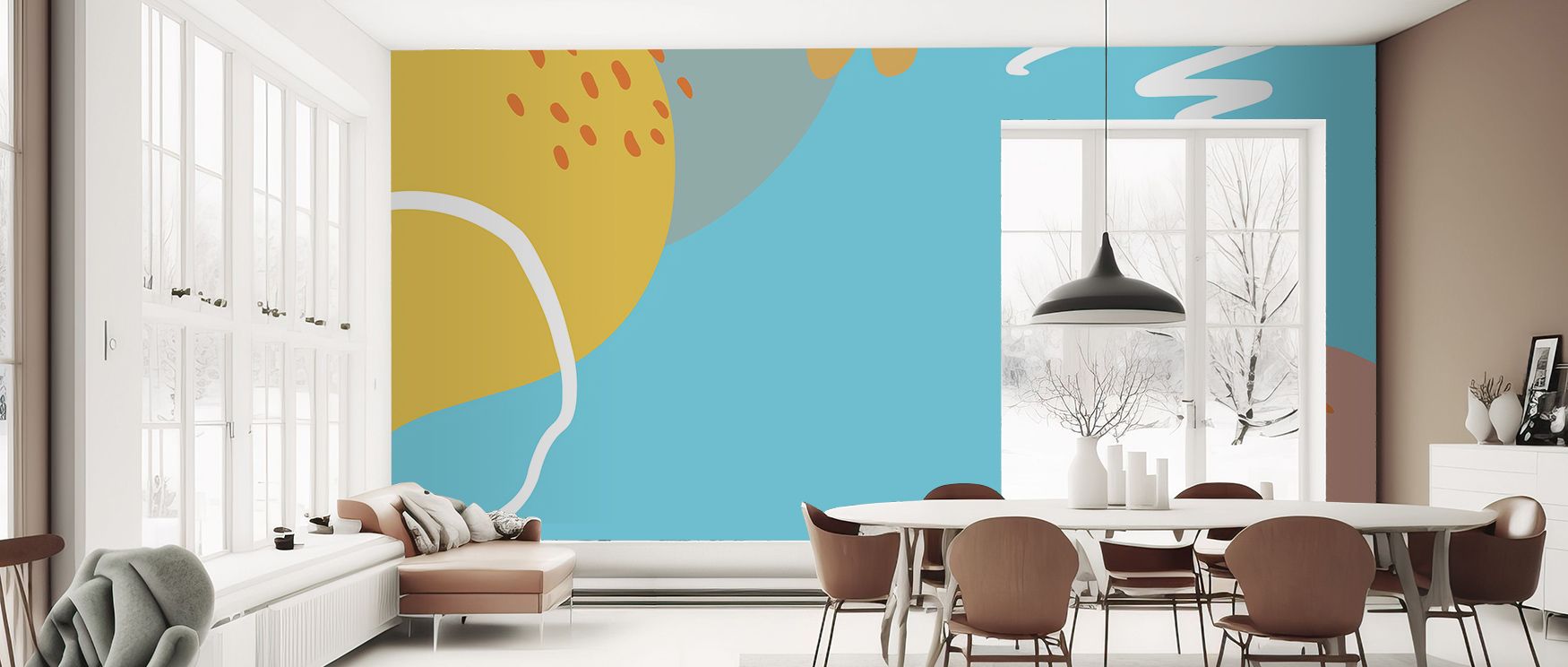 Playful tones highlight the Beach Tennis Wallpaper, filling walls with balance and artistry. It enhances living rooms, bedrooms, or offices with charm and joy, creating vibrant atmospheres enriched with energy and refinement. 