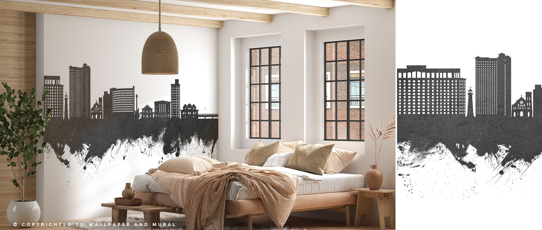 Layers of shadow and brilliance define the Biloxi Mississippi Skyline in Black & White Wallpaper, transforming city architecture into elegant monochrome silhouettes. With every landmark emphasized in refined contrast, the piece adds depth and atmosphere t