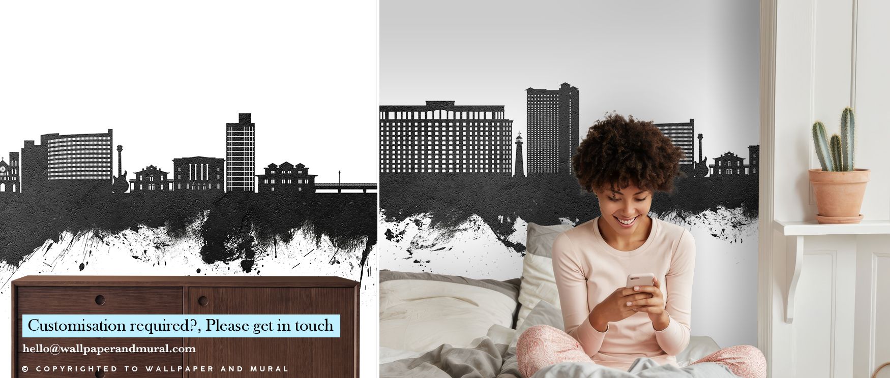 With its poetic contrasts, the Biloxi Mississippi Skyline in Black & White Wallpaper presents the skyline as a timeless narrative of light and shadow. Its design feels serene yet bold, bringing a balanced aesthetic to living rooms, bedrooms, or offices wh