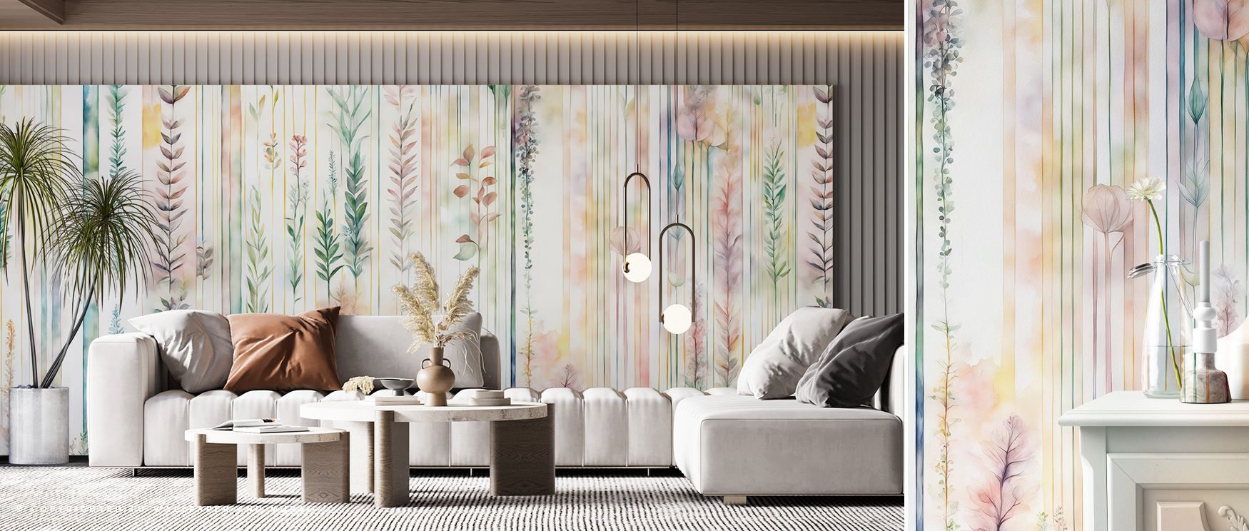 Through vivid tones and graceful composition, Botanical Wall Wallpaper reflects nature’s timeless charm. Its immersive detail surrounds interiors with calm and vitality, making walls feel alive. Perfect for a living room, bedroom, or office, it offers bal