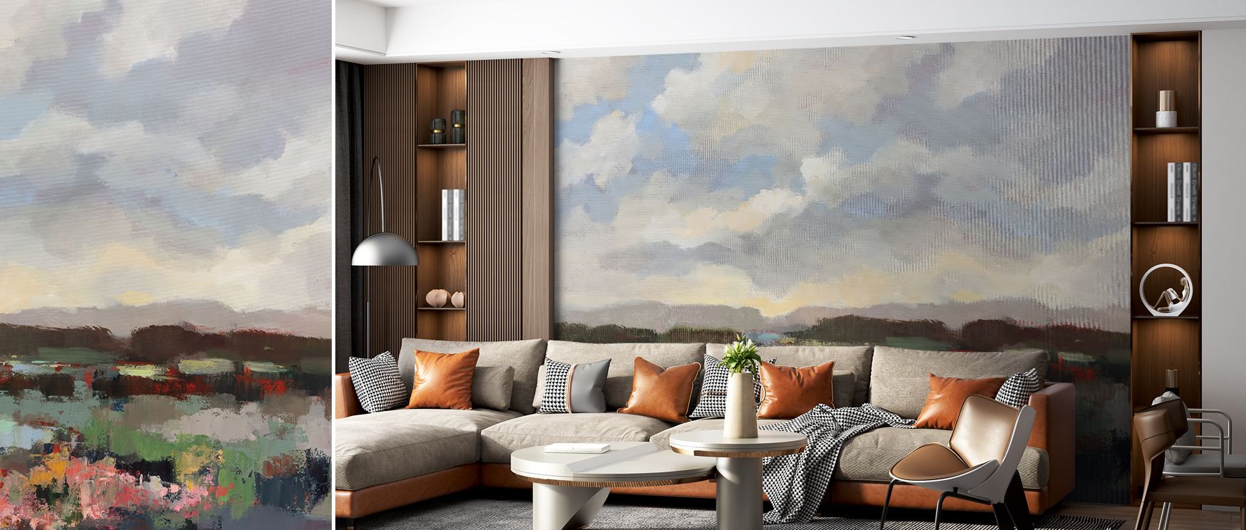 By the Lake Wallpaper reflects the beauty of still waters, where soft tones enhance serenity across walls. This design enriches a living room, bedroom, or office with atmosphere of refinement, artistry, and calm, turning interiors into timeless cultural r