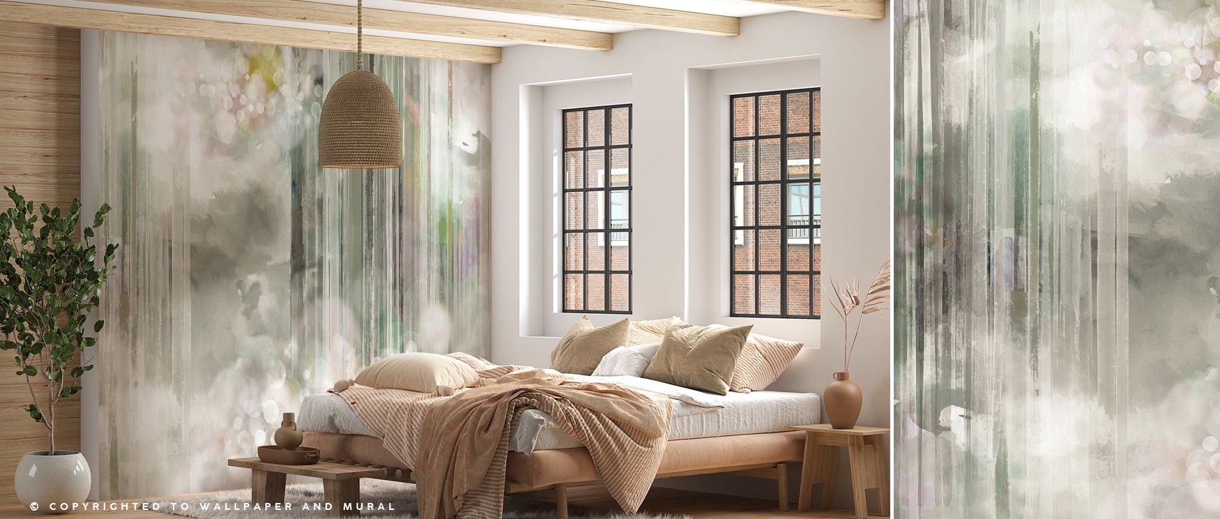 CSS Wallpaper embodies modern artistry, where structured lines and abstract forms create rhythm across walls. This design enriches a living room, bedroom, or office with atmosphere of sophistication and style, surrounding interiors with refinement and cul