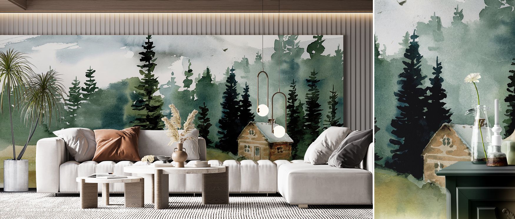 Through forest tones and rustic detail, Cabin in the Woods Wallpaper creates atmosphere of calm resonance. It enriches a living room, bedroom, or office with cultural depth, artistry, and refinement, turning interiors into timeless woodland retreats. 