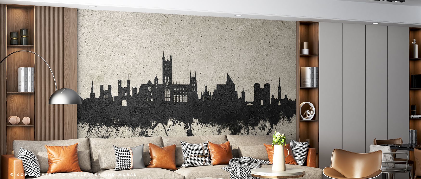 Through muted tones and bold forms, Canterbury England Skyline Concrete Wallpaper conveys rhythm and depth, surrounding interiors with refinement. It enriches a living room, bedroom, or office with resonance, artistry, and cultural pride, offering timeles