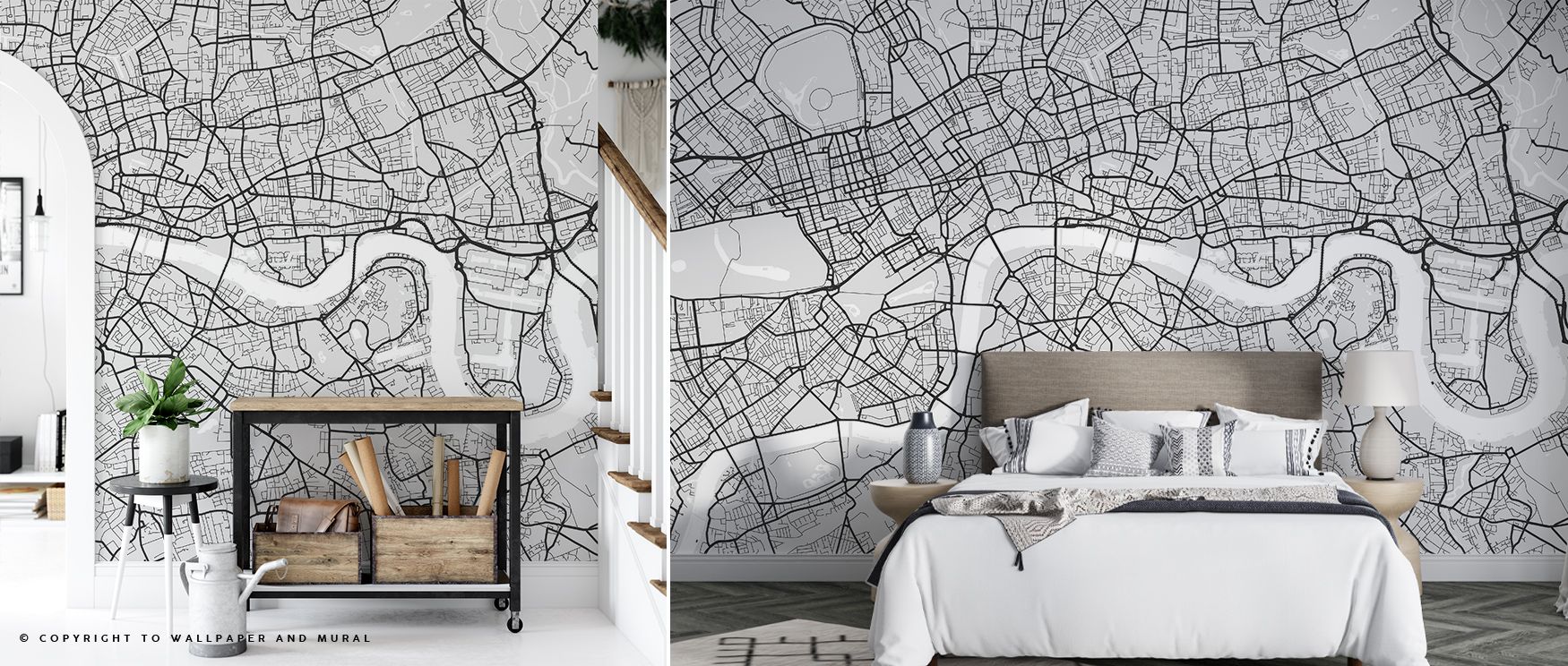 Central London Grey Wallpaper reflects elegance where muted tones provide clarity and depth. This design enriches a living room, bedroom, or office with resonance, artistry, and refinement, surrounding interiors with timeless cultural presence. 