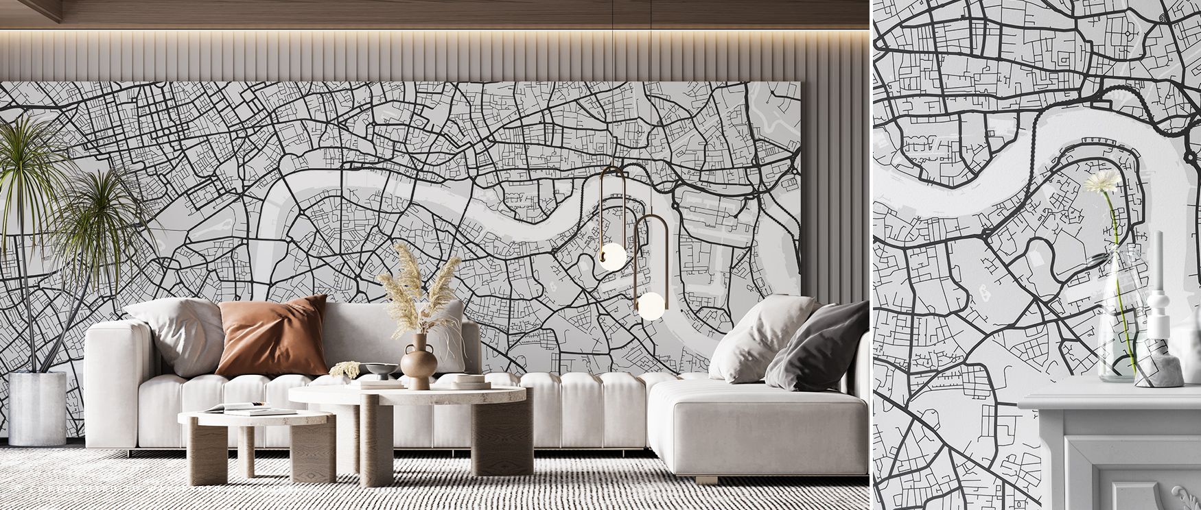 Through calm rhythm, Central London Grey Wallpaper conveys sophistication rooted in heritage. The design enriches a living room, bedroom, or office with refinement, artistry, and resonance, offering interiors timeless resonance in monochrome. 