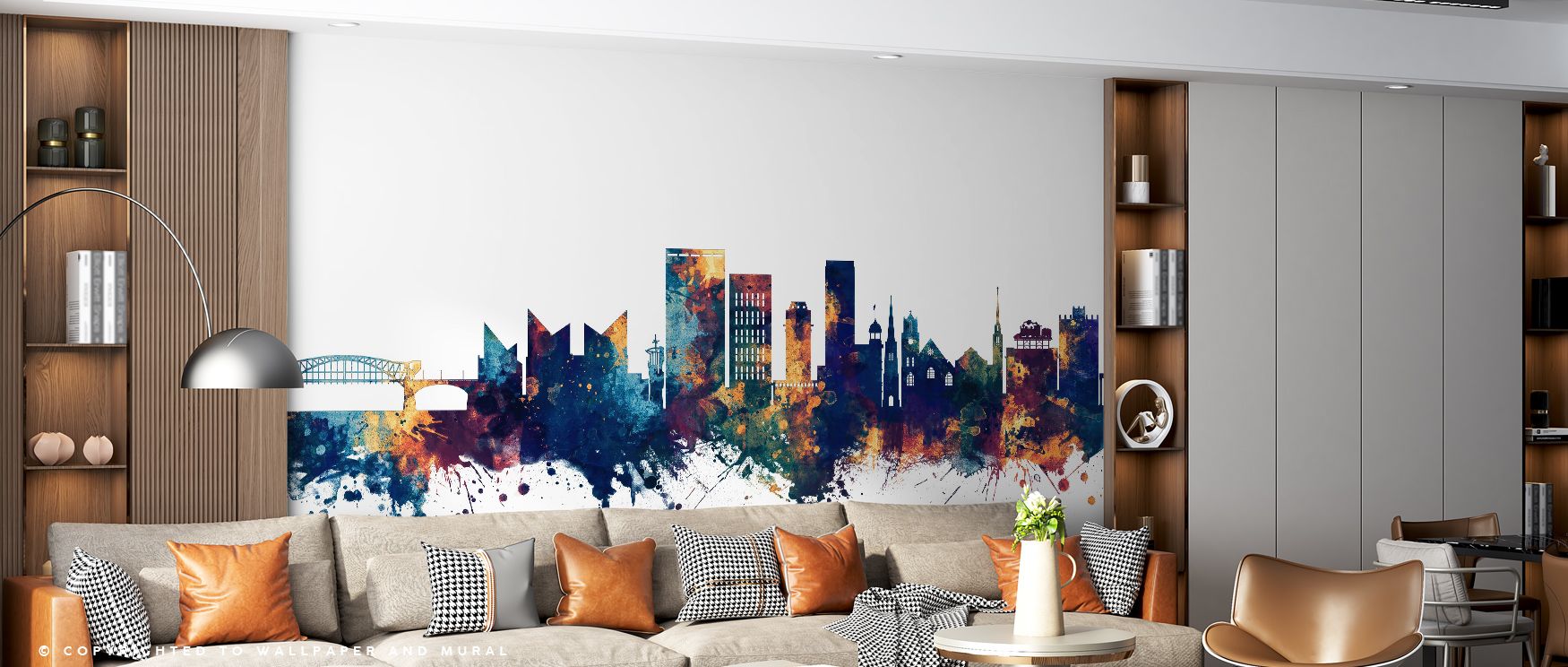 Through luminous contrasts, Chattanooga Tennessee Skyline Blue & Bronze Wallpaper conveys resonance and balance, surrounding interiors with refinement. The design enriches a living room, bedroom, or office with artistry, sophistication, and cultural depth