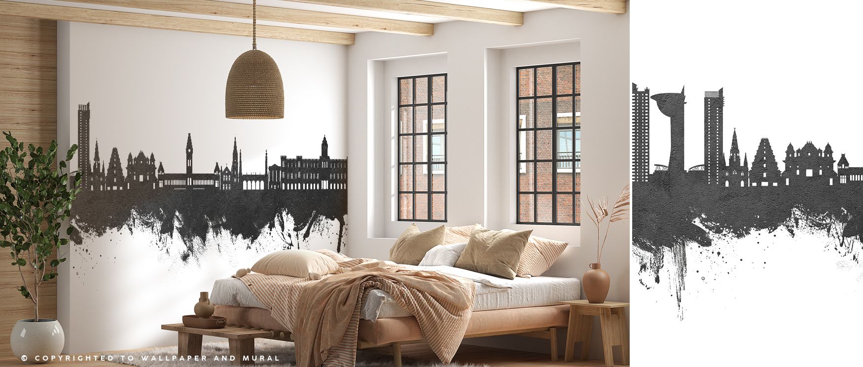 Chennai Skyline India Black & White Wallpaper reflects historic artistry where minimal tones enhance rhythm across walls. This design enriches a living room, bedroom, or office with resonance, artistry, and refinement, surrounding interiors with cultural 