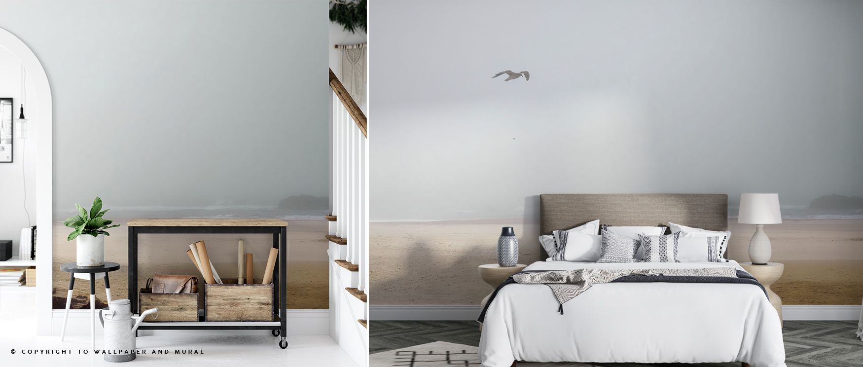 Cold Beach Wallpaper reflects artistry where muted contours define clarity across walls. This design enriches a living room, bedroom, or office with resonance, refinement, and calm resonance, surrounding interiors with timeless elegance. 