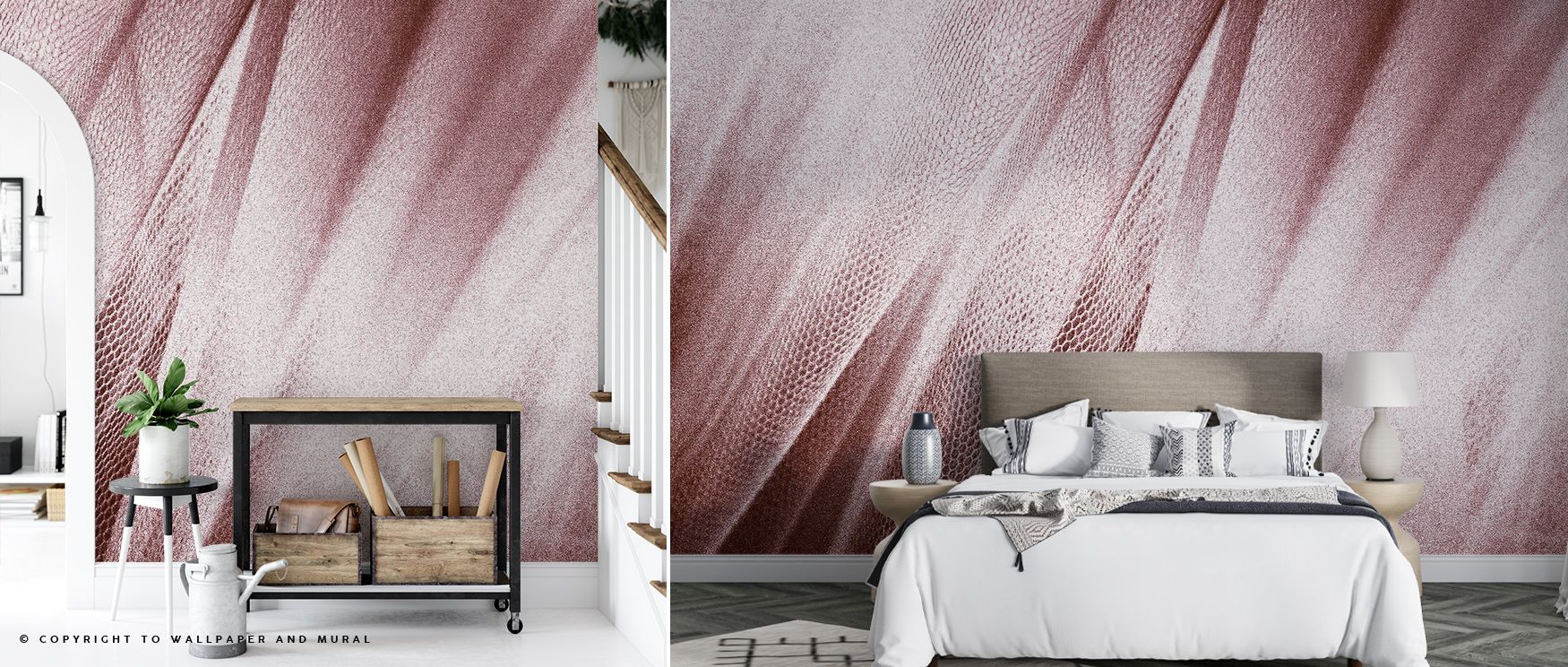Coral Snow Serpent Wallpaper reflects artistry where mythical forms create resonance in coral snow tones. This design enriches a living room, bedroom, or office with refinement, artistry, and fantasy, surrounding interiors with allure. 