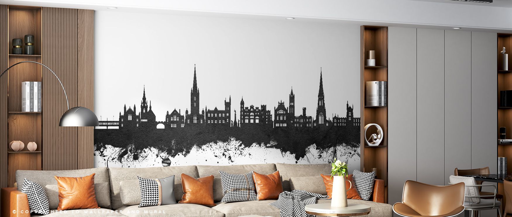 Atmospheric tones flow across the Davenport Iowa Skyline Wallpaper, where shimmering hues balance perfectly. Living rooms become elegant environments enriched with culture, depth, and refinement, creating atmospheres of charm, sophistication, and timeless