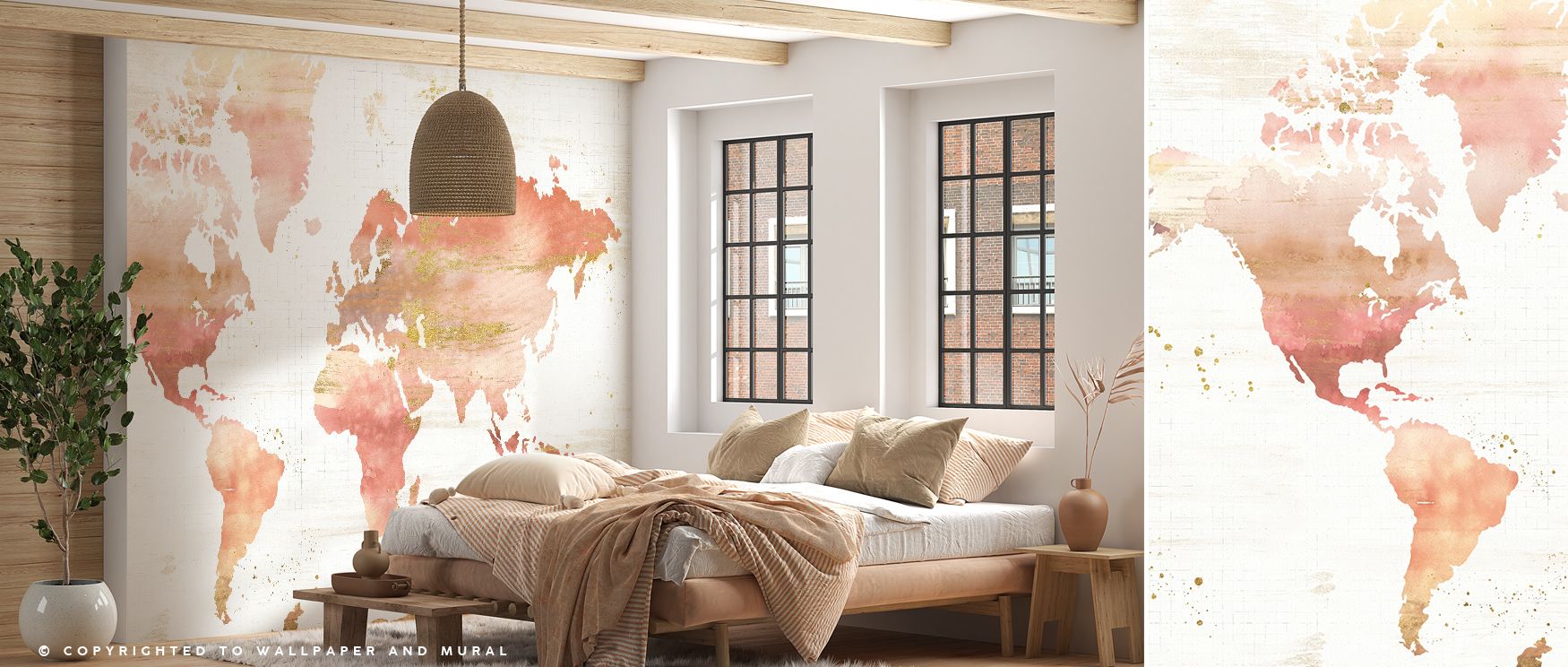 Blossoming artistry shines within the Desert Bloom World Wallpaper, presenting radiant floral patterns that enhance flat walls with rhythm and energy. Office interiors benefit from its refined beauty, gaining a backdrop that radiates color, atmosphere, an