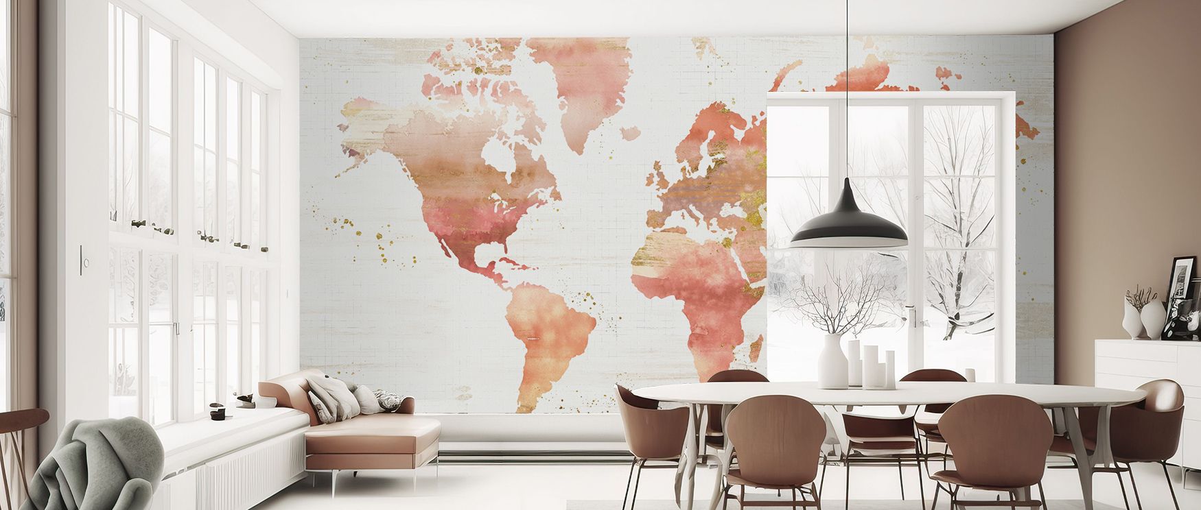 Gentle floral rhythms spread through the Desert Bloom World Wallpaper, creating layered artistry that glows with vitality. Bedroom walls become warm and elegant settings, filled with vibrancy, atmosphere, and timeless design that celebrates desert-inspire