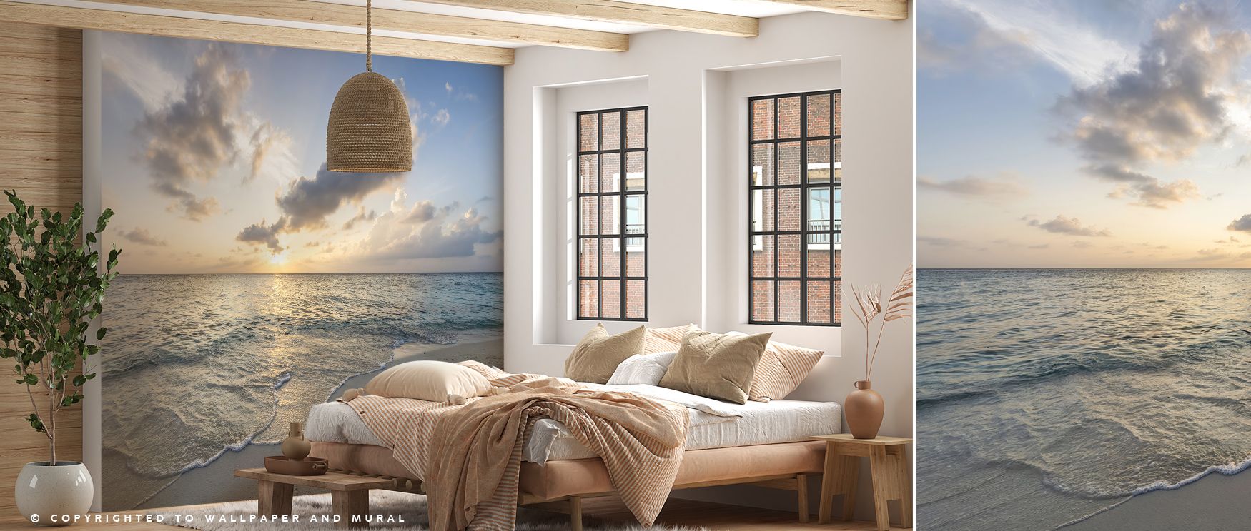Dream Sunset Vibrant Wallpaper radiates expressive artistry, filling living rooms with glowing tones that reflect mood, serenity, and charm. Interiors are enriched with refinement, resonance, and atmosphere, turning walls into luminous features of cultura