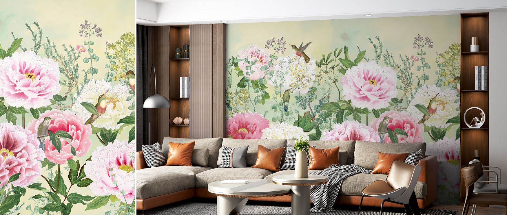Serenity radiates through the Early Morning Tranquil Landscape Wallpaper, enhancing bedroom walls with resonance, refinement, and balance. Interiors glow with atmosphere and artistry, surrounded by timeless cultural depth and calm beauty. 