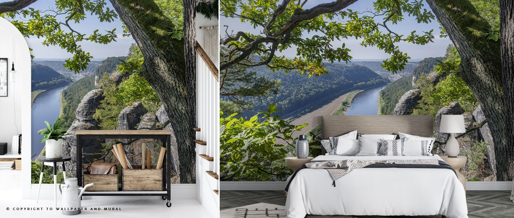 Tranquil resonance flows from the Elbe River Scenic Wallpaper, enriching office interiors with refinement, artistry, and charm. Walls glow with cultural depth, balance, and atmosphere, becoming timeless spaces enriched with natural calm. 