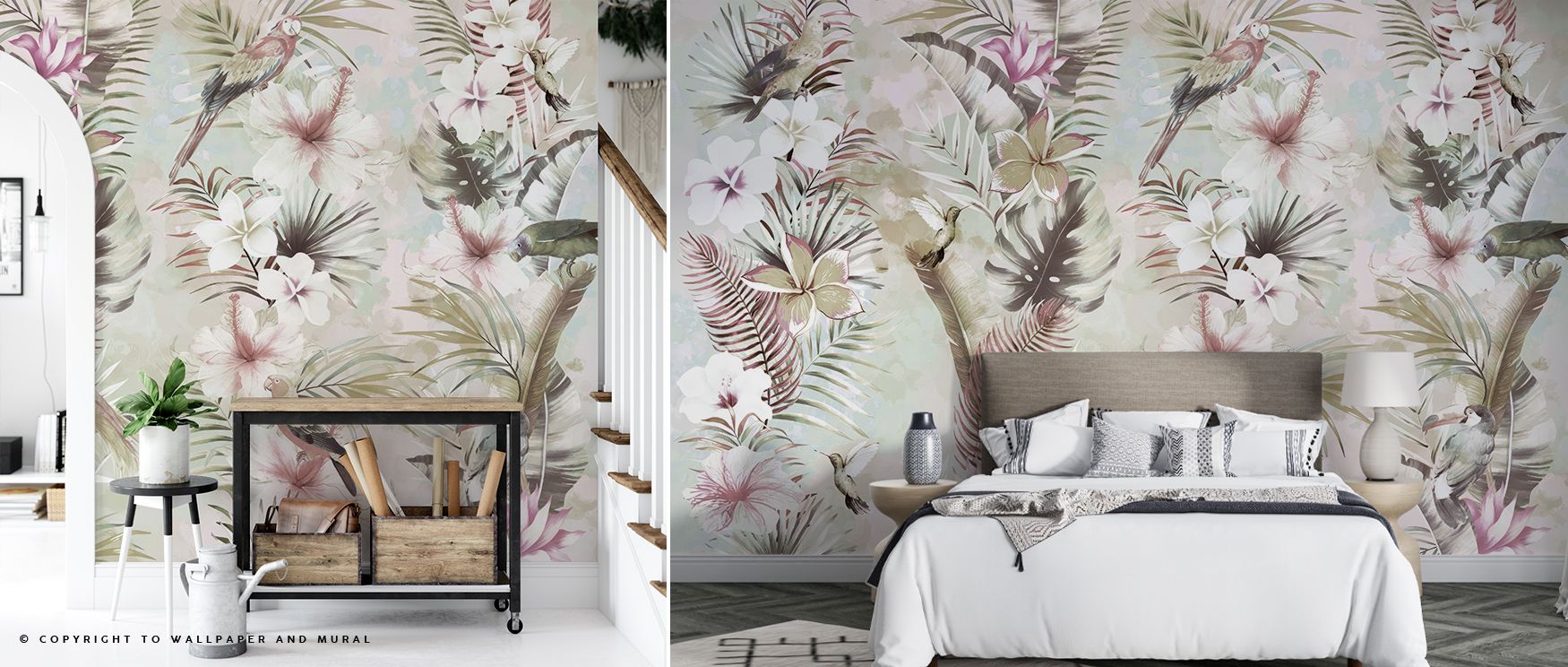Expressive beauty flows through the Exotic Vibes Wallpaper, enriching office walls with rhythm, atmosphere, and refinement. Interiors glow with cultural pride and artistic resonance, surrounding spaces with bold vibrancy and paradise-inspired energy. 