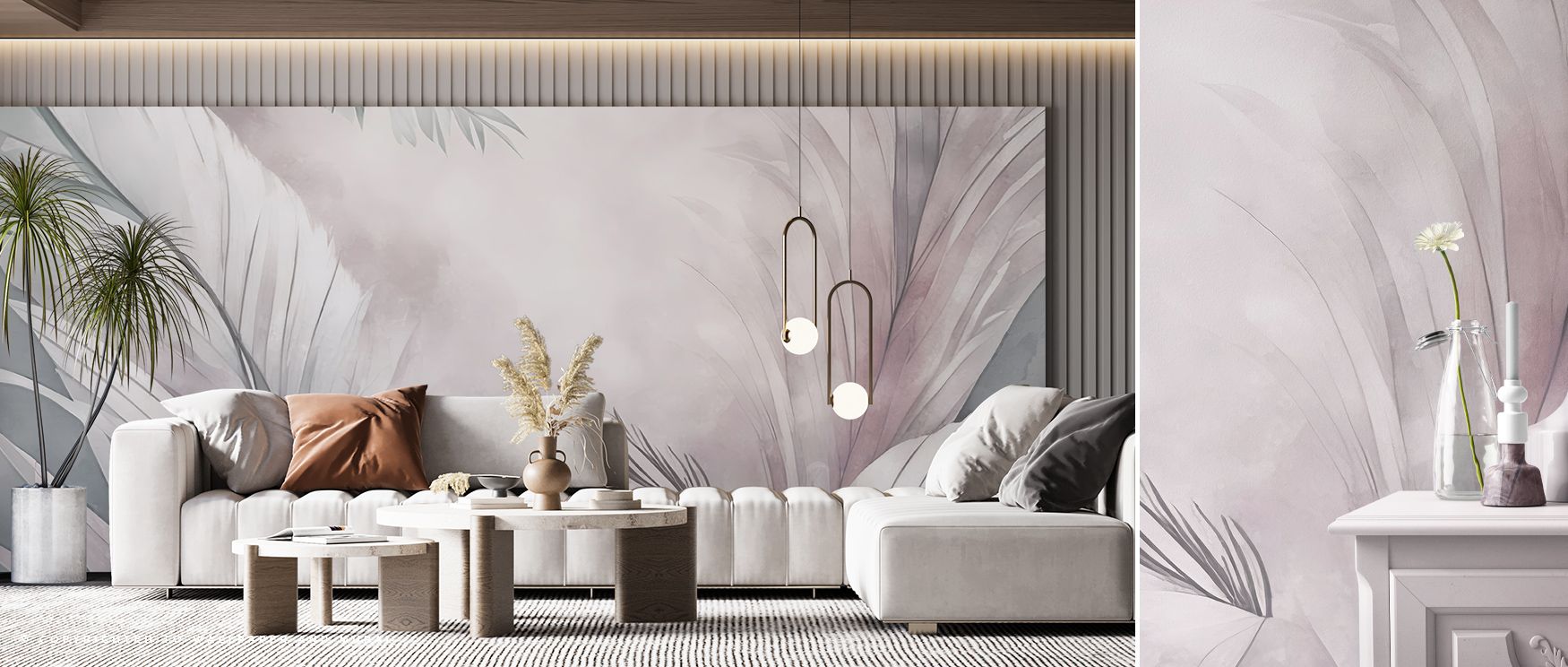 A refined vision emerges in the Feathers Magic Wallpaper, surrounding living rooms with resonance, refinement, and calm atmosphere. Interiors glow with cultural pride, artistry, and timeless resonance, enriching spaces with decorative depth. 